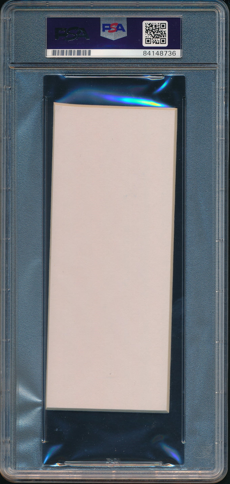 Hank Aaron HOF Signed/Autographed 6x2.5 Cut Card Atlanta Braves PSA/DNA 193444