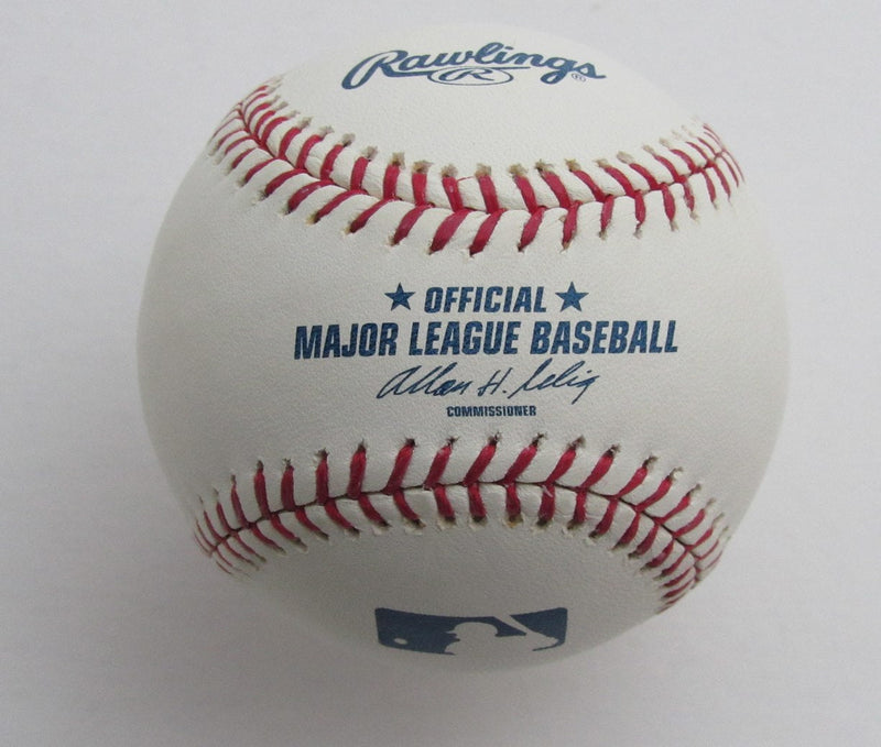 Rafael Pérez Autographed OML Baseball Cleveland Indians 180099