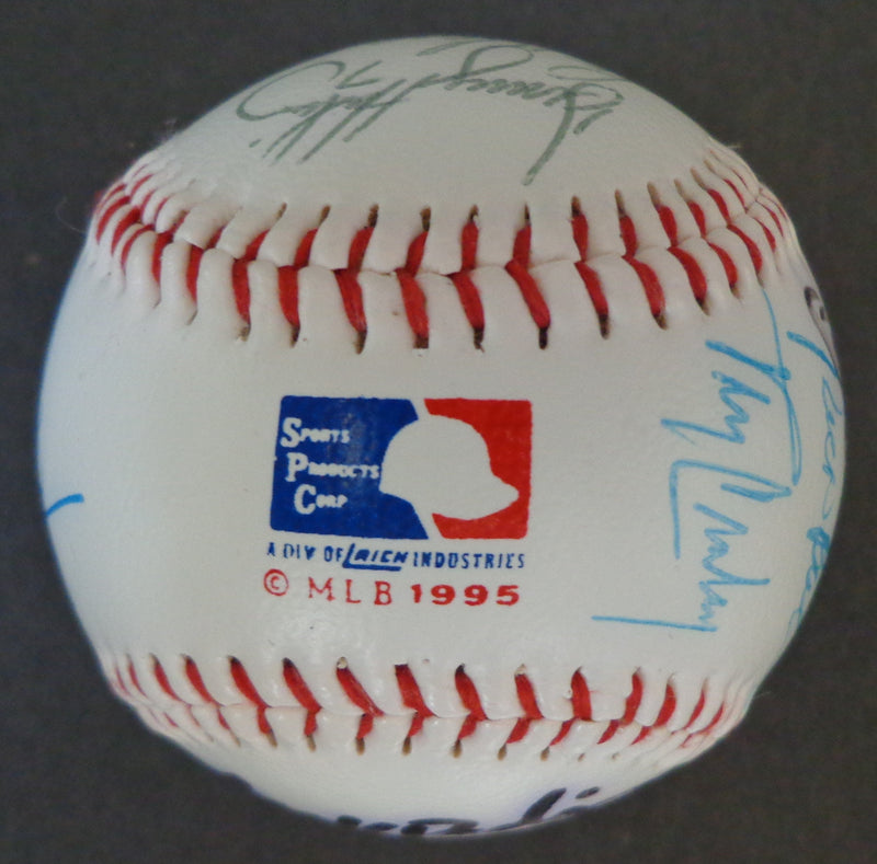 1995 Minnesota Twins Multi-Autographed by (16) Twins Logo Baseball 155693