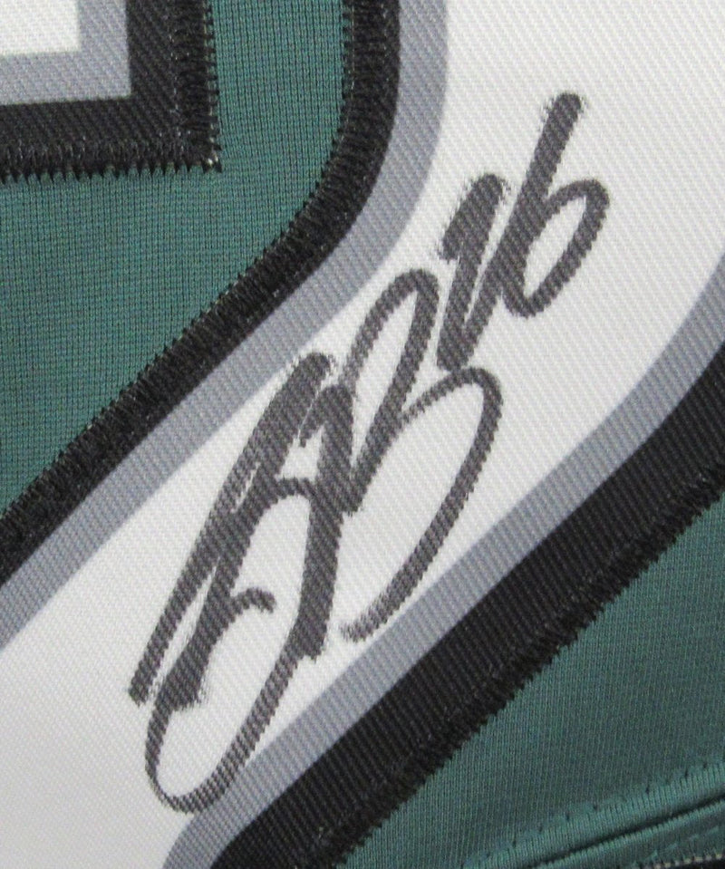 Saquon Barkley Autographed Nike Green Football Jersey Eagles Beckett 190148
