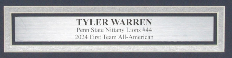 Tyler Warren Signed/Inscribed "We Are..." 16x20 Photo Penn State Framed JSA 2697