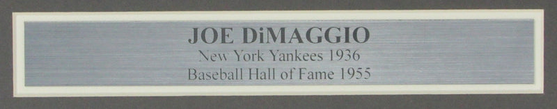 Joe DiMaggio HOF Yankees Signed/Auto 11x14 1936 Photo Framed PSA/DNA 155569