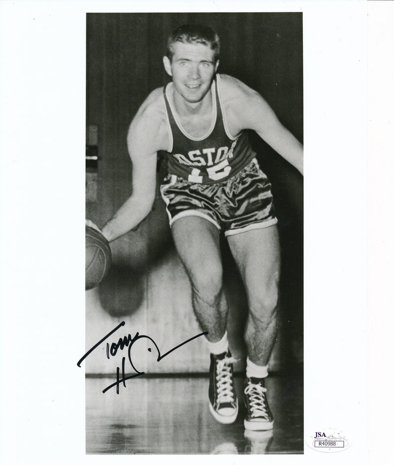 Tom Heinsohn HOF Signed/Autographed 4.5x9.5 Photo Boston Celtics JSA 192715