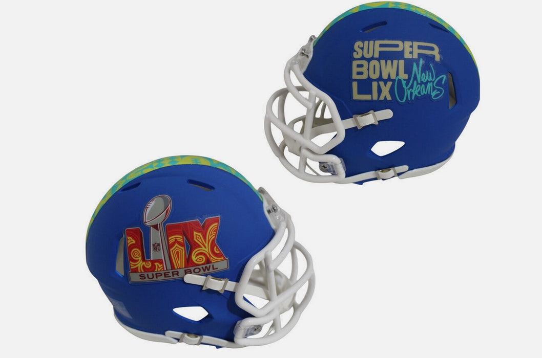 Super Bowl 59 LIX Speed Mini Helmet Philadelphia Eagles Un Signed 193474