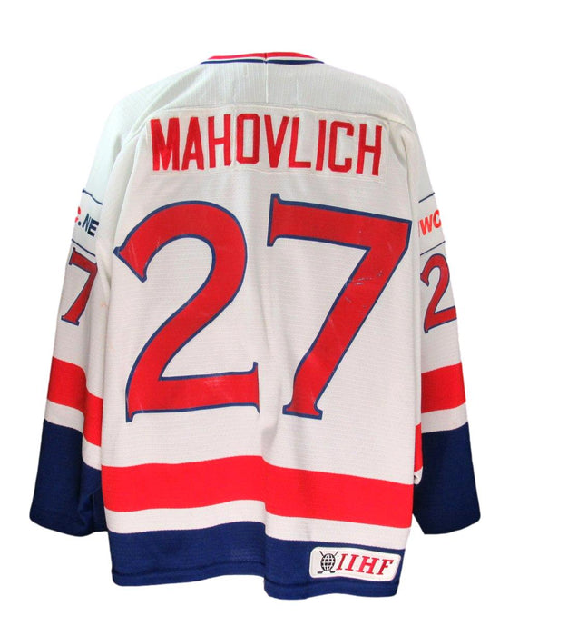 Frank Mahovlich HOF Signed/Autographed SP Hockey Jersey Hrvatska JSA 192689