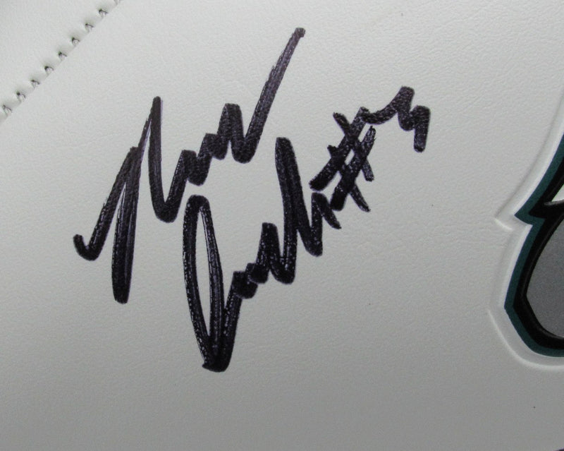 Nolan Smith Signed/Auto White Philadelphia Eagles Logo Football JSA 193465