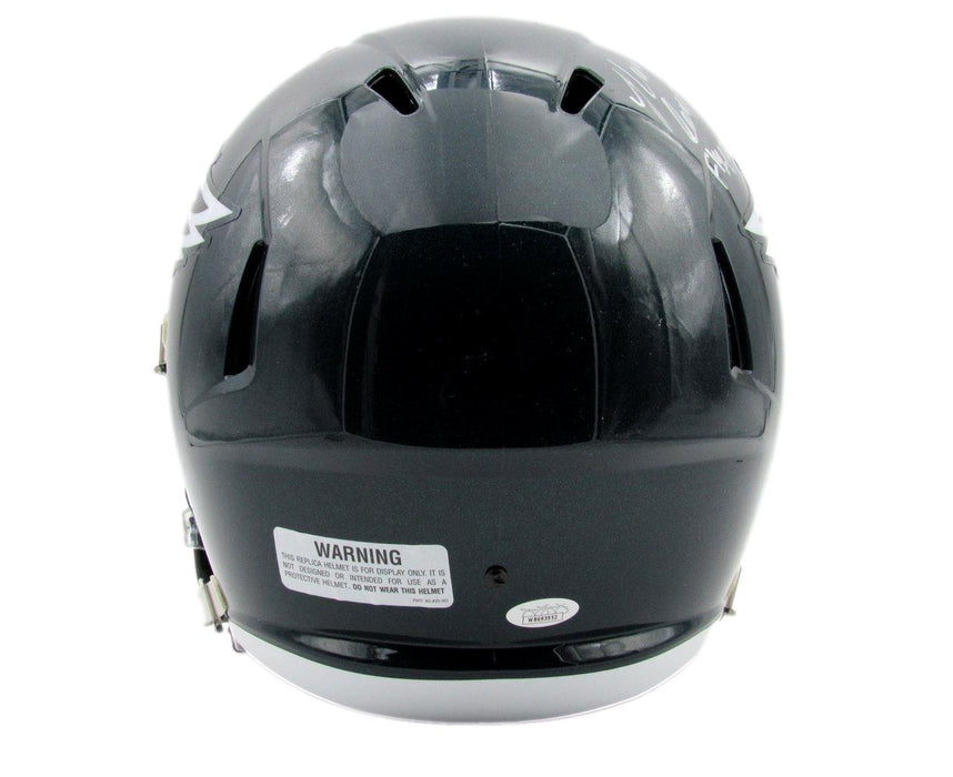 Nolan Smith Signed/Inscribed Full Size Speed Replica Helmet Eagles JSA 193472