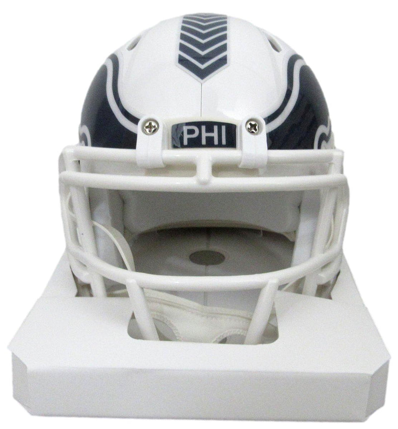 Nolan Smith Signed/Auto Salute To Service Mini Football Helmet Eagles JSA 193469