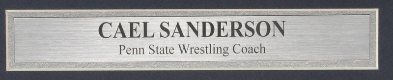 Cael Sanderson Penn State Wrestling Coach Signed 11x14 Photo Framed JSA 192703