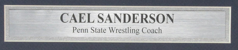 Cael Sanderson Penn State Wrestling Coach Signed 11x14 Photo Framed JSA 192705