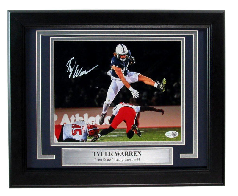 Tyler Warren Signed/Autographed 8x10 Photo Penn State Framed JSA 192723