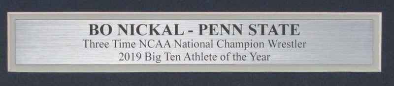 Bo Nickal Signed/Auto 11x14 Photo Penn State Wrestler Framed JSA 193622