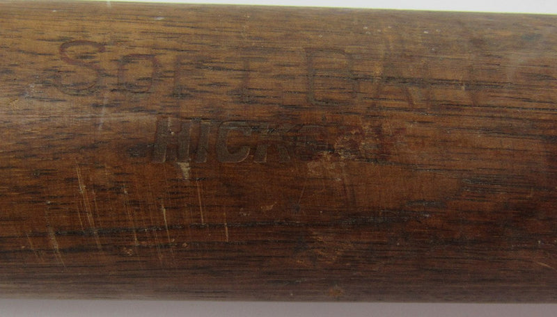 Vintage Spalding Brown Hickory 34 inch Baseball Bat UNSIGNED 192631