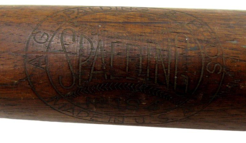 Vintage Spalding Brown Hickory 34 inch Baseball Bat UNSIGNED 192631