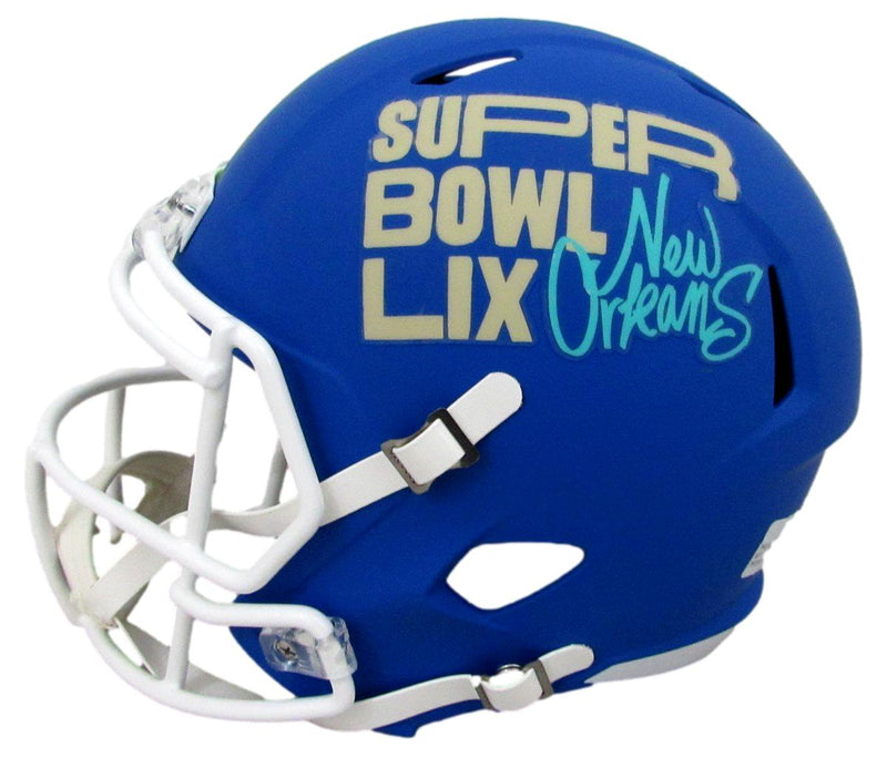 Jalen Carter Signed/Auto SB 59 Full Size Replica Helmet Eagles PSA/DNA 193660