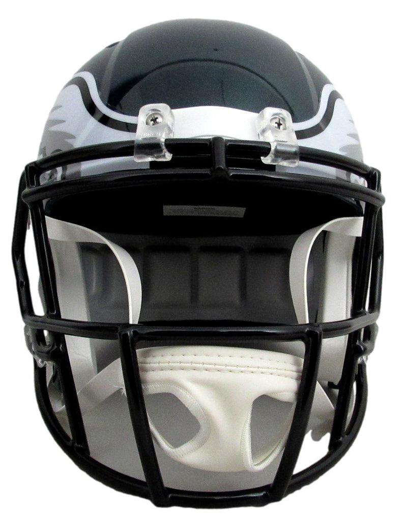 Jalen Carter Signed/Inscr Speed Full Size Replica Helmet Eagles PSA/DNA 193662