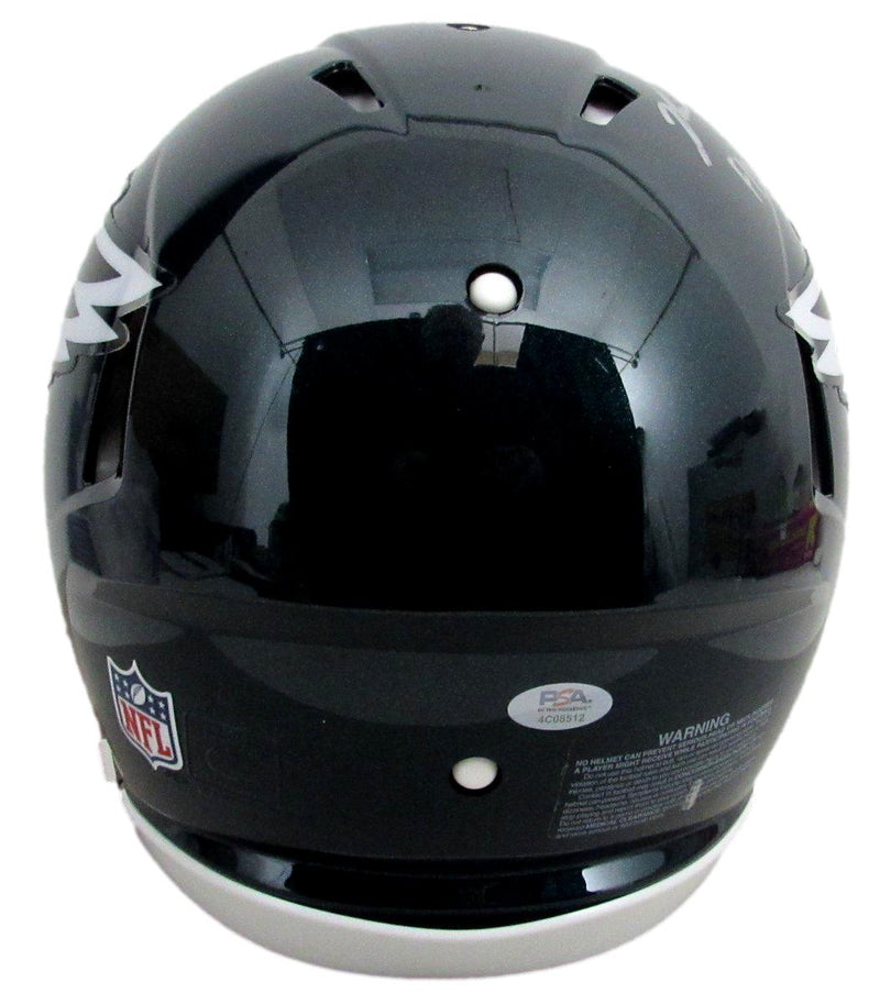 Jalen Carter Signed/Inscr Speed Full Size Authentic Helmet Eagles PSA/DNA 193664