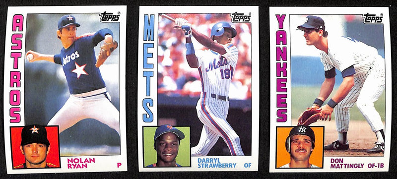 1984 Topps Complete Baseball Set (792) Ryan Mattingly Strawberry 193612