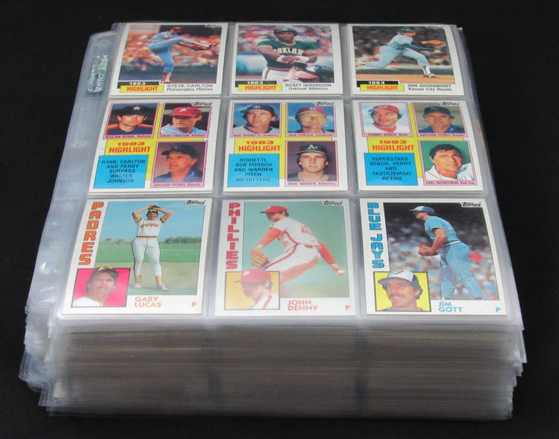 1984 Topps Complete Baseball Set (792) Ryan Mattingly Strawberry 193612