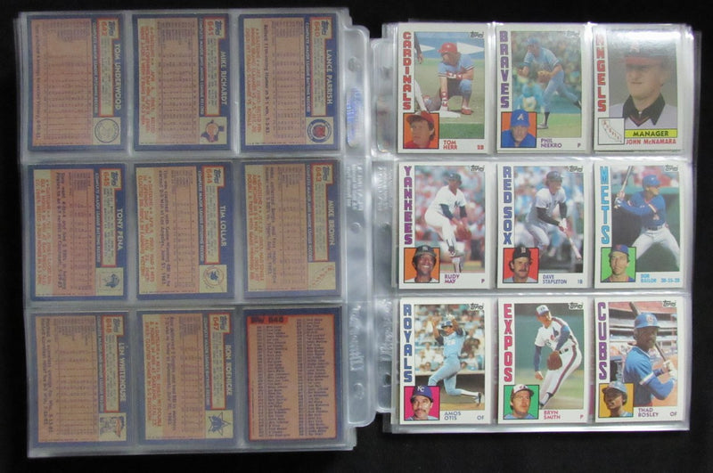 1984 Topps Complete Baseball Set (792) Ryan Mattingly Strawberry 193612