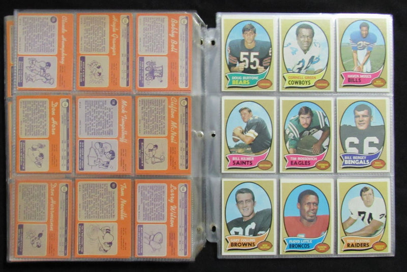 1970 Topps Football Card Complete Set (1-263) Simpson Namath Unitas 193610