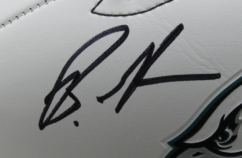 Brandon Graham Signed/Autographed White Eagles Logo Football Beckett 193650