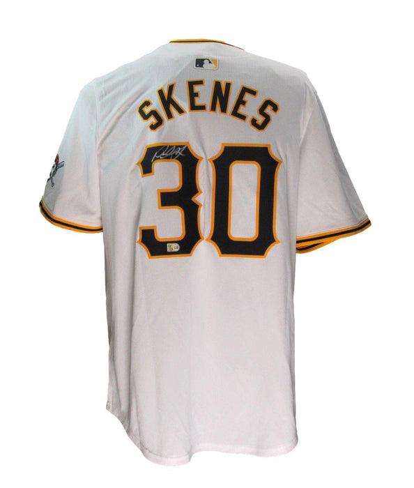 Paul Skenes Pirates Signed/Auto White Nike Baseball Jersey MLB Holo 193531