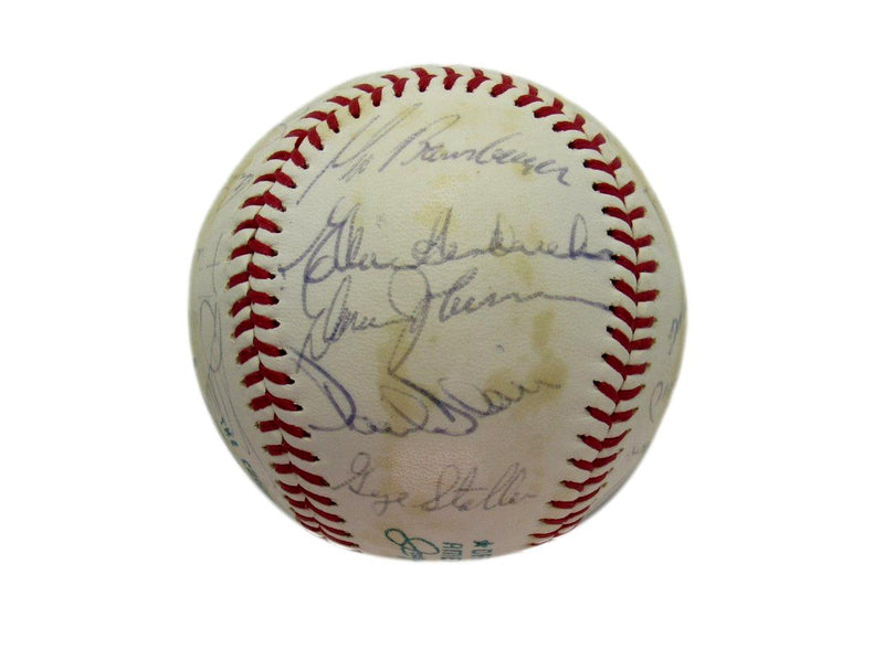 1971 Orioles Team Signed OAL Baseball (27) Robinson Palmer Weaver HOFers 193600