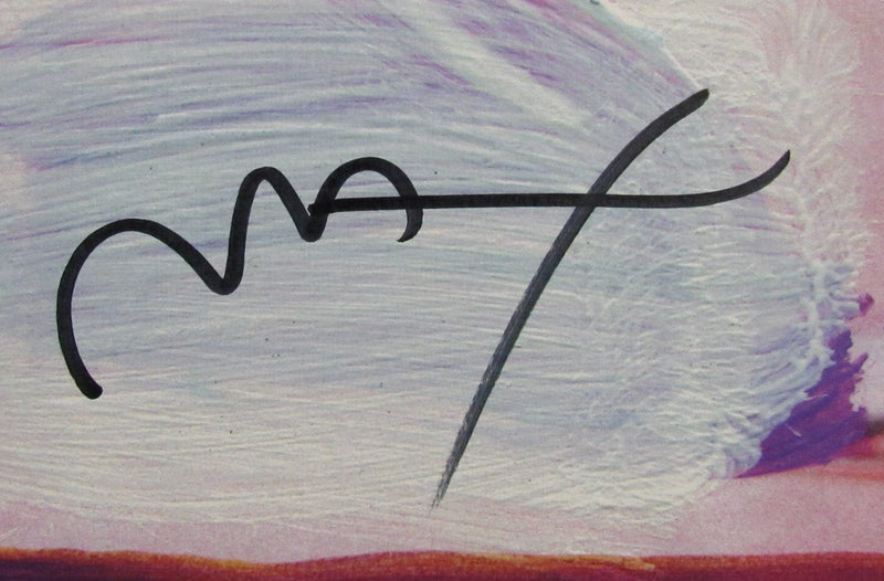 Michael Jordan Autographed Peter Max Lithograph "Last Shot" w/Remarque UDA