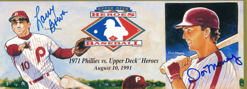 1991 Upper Deck Multi-Signed by 4 Philadelphia Phillies 8x10 Print 193544
