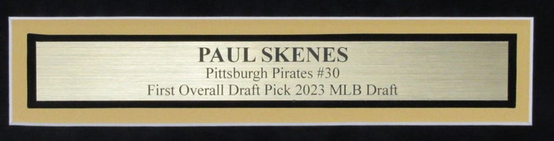 Paul Skenes Signed/Autographed 16x20 Photo Framed Pirates MLB Holo 193914