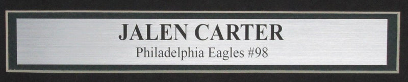 Jalen Carter Signed/Auto 16x20 Photo Philadelphia Eagles Framed PSA/DNA 193917