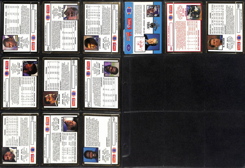 1991 Action Packed Football Minnesota Vikings Team Set (12) Cards 189291