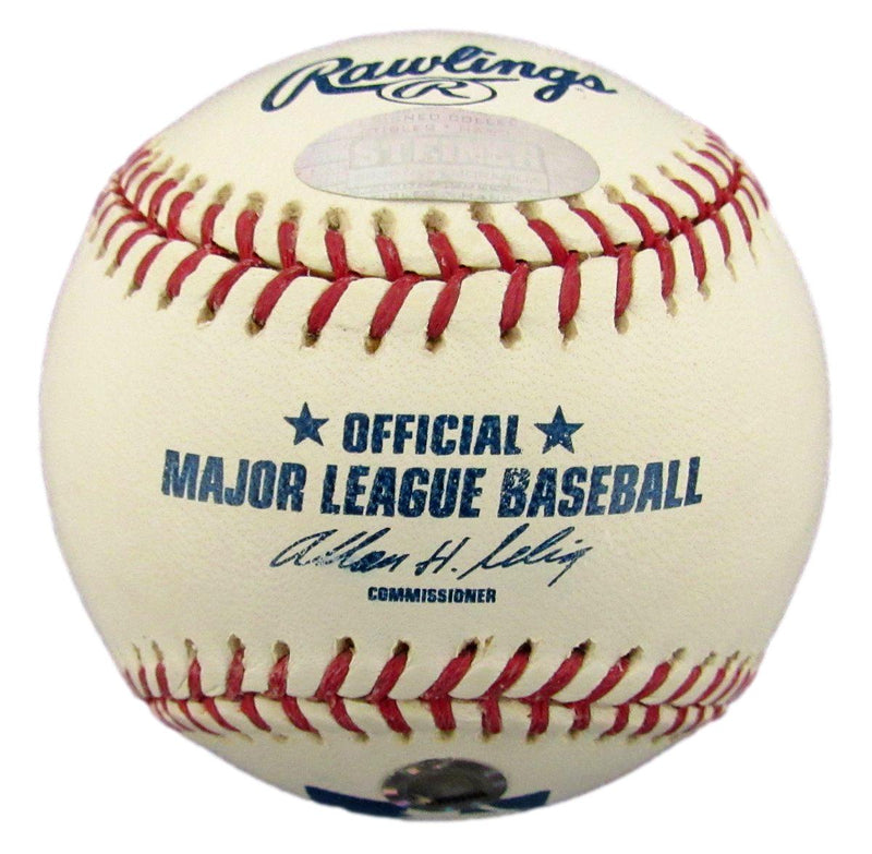 David Cone/Joe Girardi Dual-Signed/Insc OML Baseball Perfect Game Steiner 192726