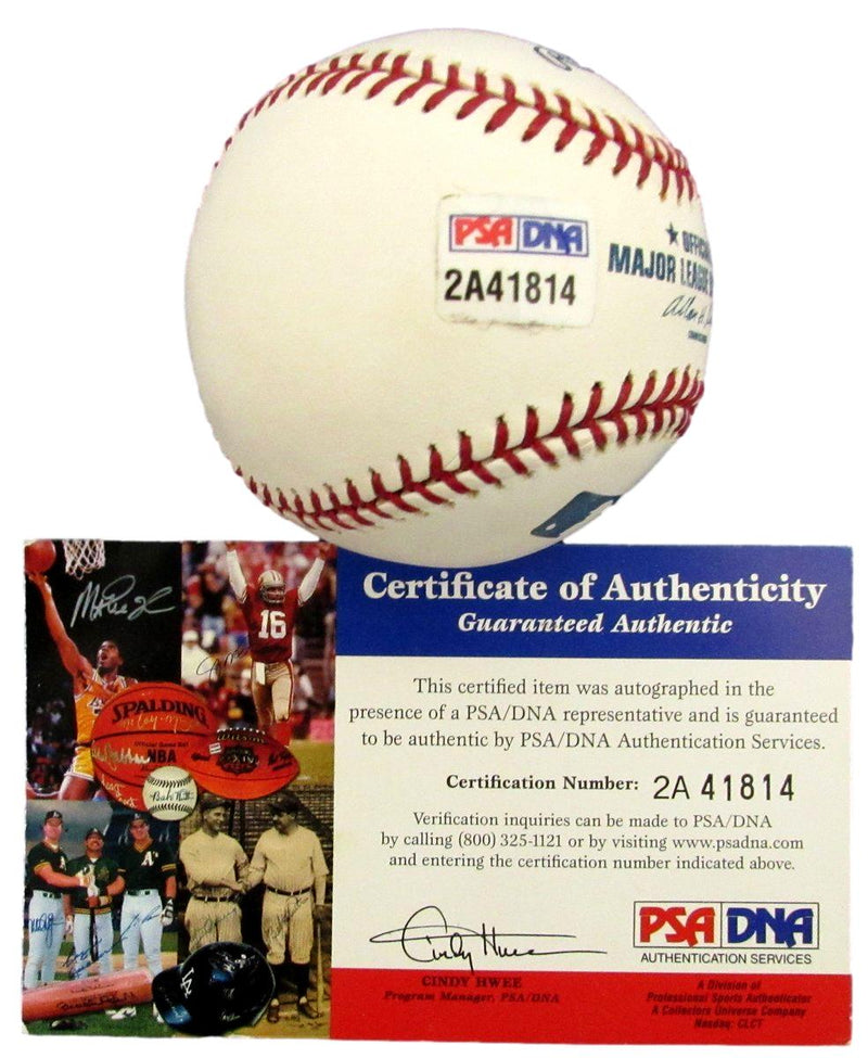 Alfonso Soriano Signed/Inscribed OML Baseball Yankees PSA/DNA 192738