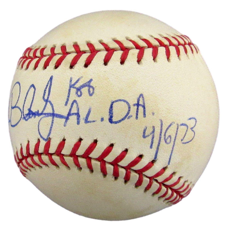Ron Blomberg Signed/Inscribed OAL Baseball New York Yankees JSA 192741