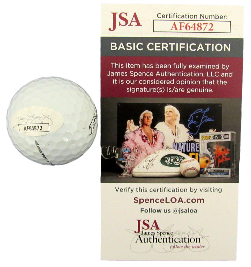 Dustin Johnson Signed Masters Logo Autographed Golf Ball JSA 192743