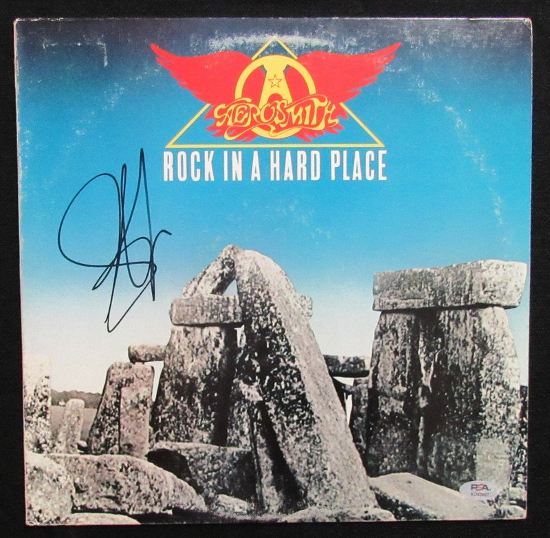 Steven Tyler Signed/Auto Aerosmith "Rock in a Hard Place" Album PSA/DNA 193945