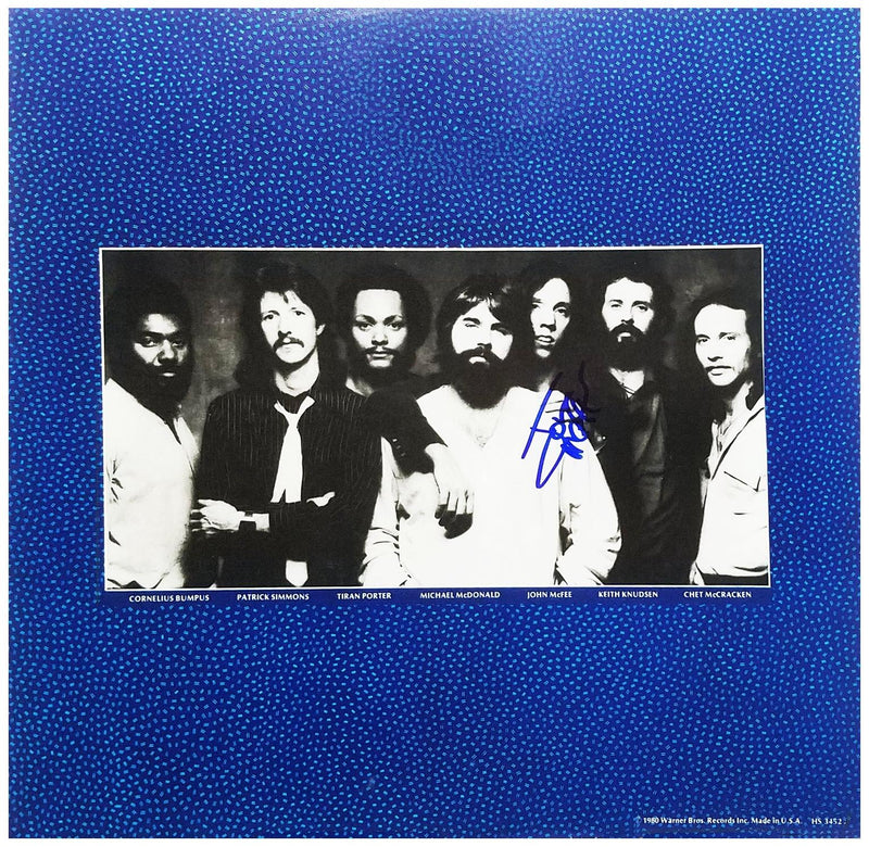 John McFee Signed Autographed Doobie Brothers LP Album Sleeve