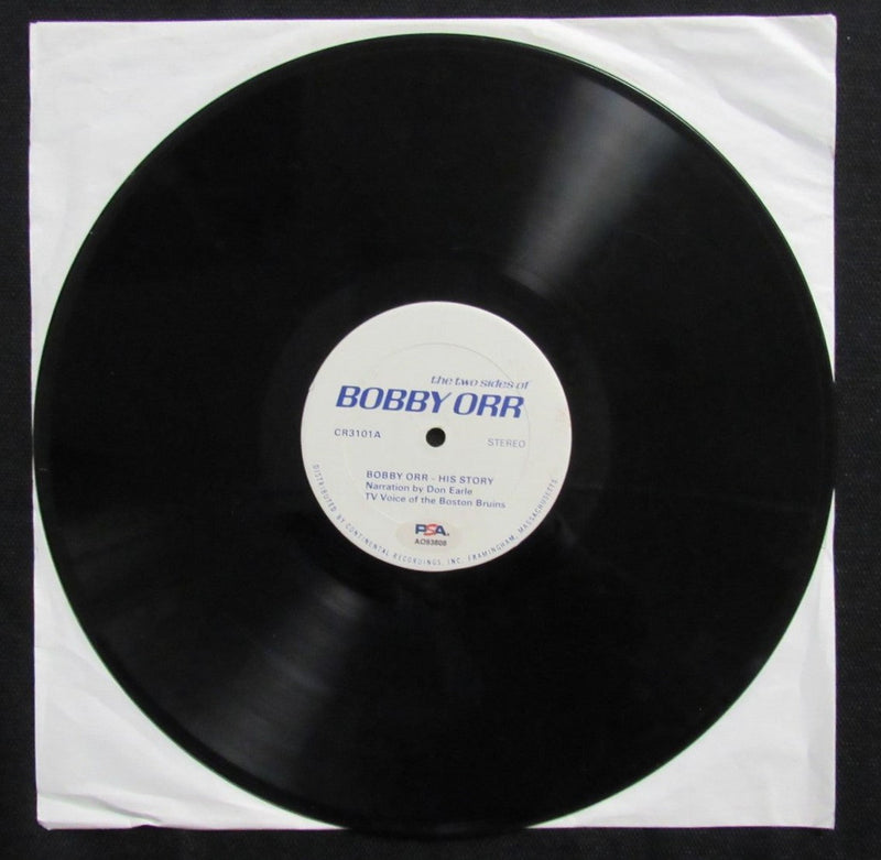 Bobby Orr HOF Signed "The Two Sides of Bobby Orr" Record Bruins PSA/DNA 193942