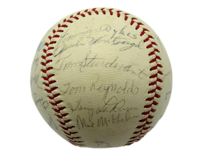 1963 Kansas City Athletics Team Signed OAL Baseball (28) La Russa HOF 193601
