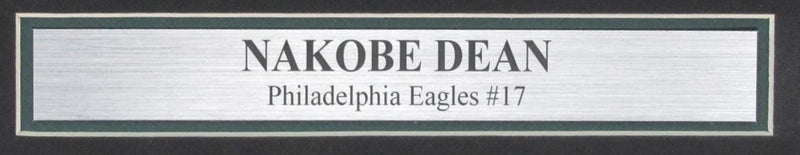 Nakobe Dean Autographed 11x14 Photo Framed Philadelphia Eagles PSA/DNA 193993