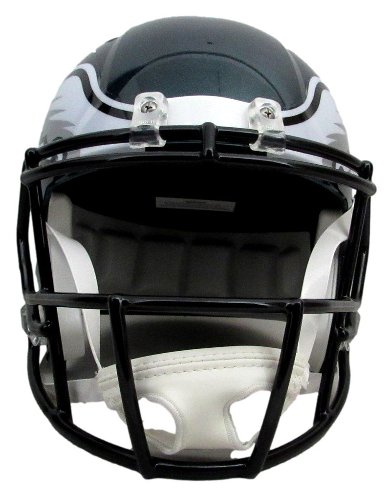 Lane Johnson Signed Green Full Size Speed Replica Helmet Eagles PSA/DNA 193552