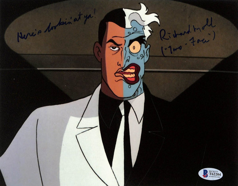 Richard Moll Signed/Inscribed 8x10 Photo "The Dungeonmaster" Beckett 193767
