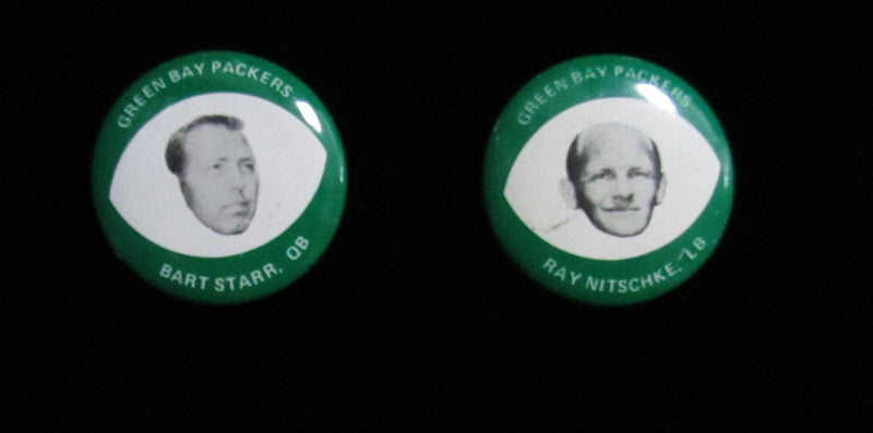 Vintage 1969 Drenks Potato Chips Green Bay Packers Complete Pin Set (20) 193869
