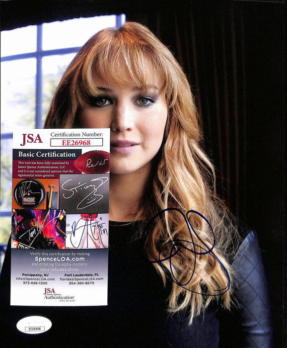 Jenifer Lawrence Signed/Autographed 8x10 Photo Actress JSA 193711