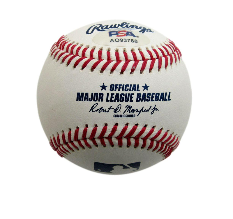 Max Scherzer Signed/Autographed OML Baseball Texas Rangers PSA/DNA 194369