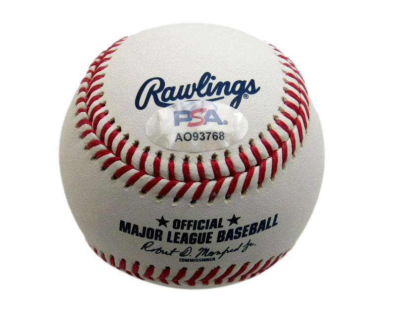 Max Scherzer Signed/Autographed OML Baseball Texas Rangers PSA/DNA 194369