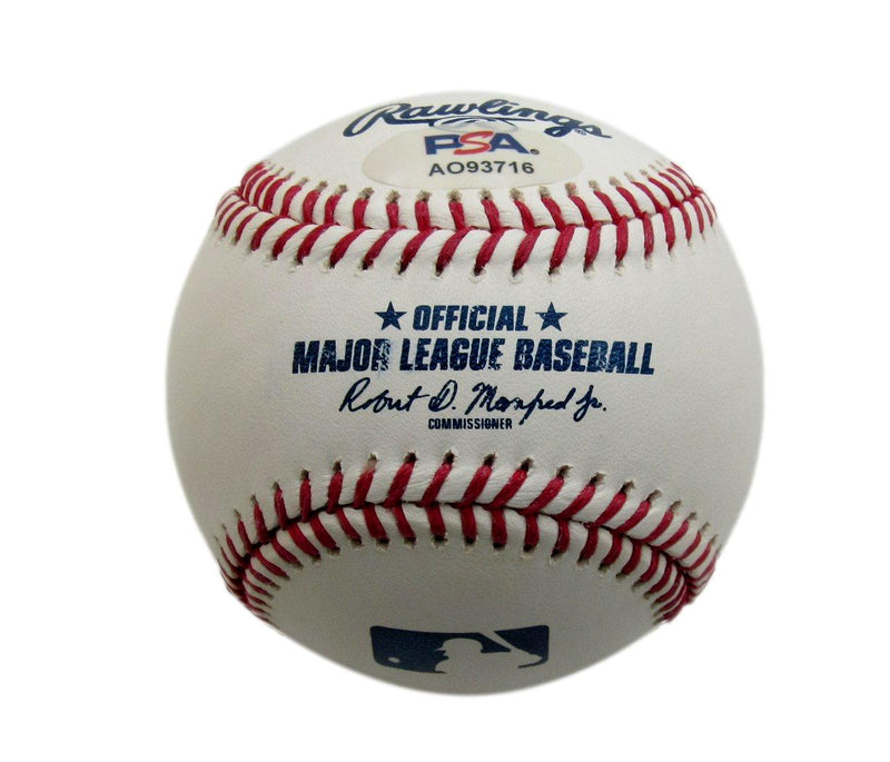 Kyle Schwarber Signed/Auto OML Baseball Philadelphia Phillies PSA/DNA 194359
