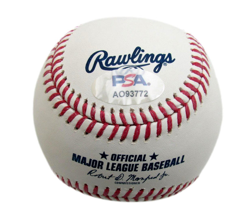 Corey Seager Signed/Autographed OML Baseball Texas Rangers PSA/DNA 194365